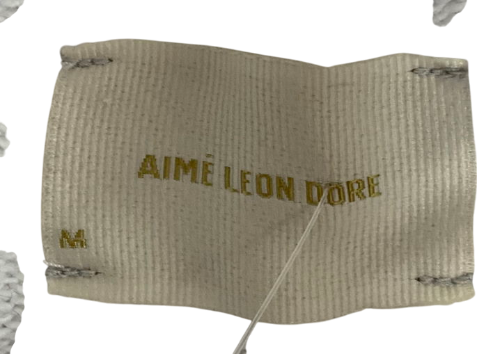 Aimél leon dore Grey Logo Printed Joggers UK M