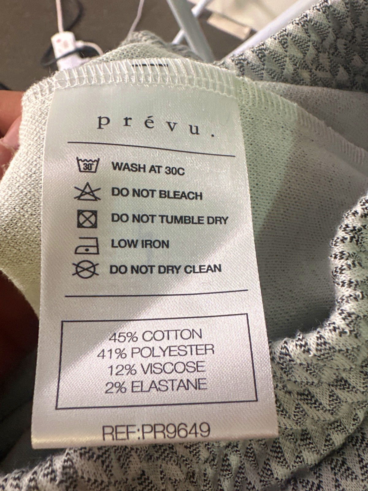 Prevu Grey Webster Short UK L