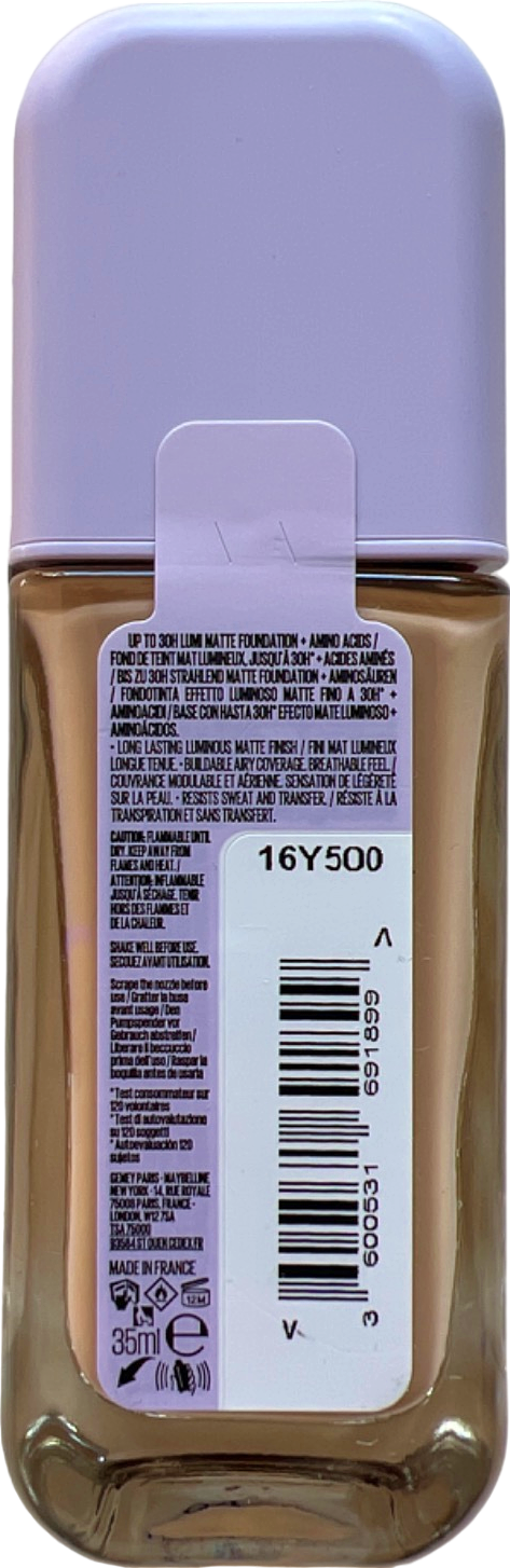 Maybelline Super Stay 30H Lumi-Matte Foundation Shade 128 35ml