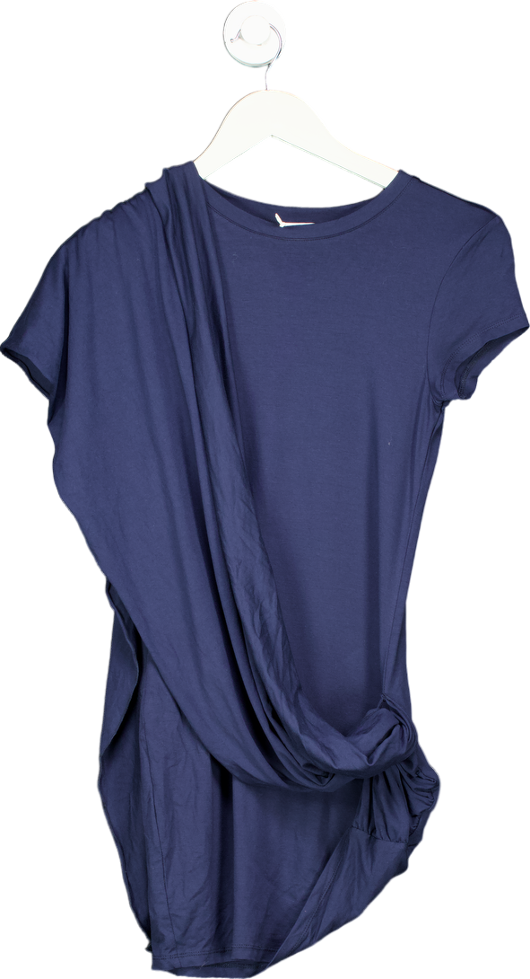 Claire Rose Navy Gathered Waist Mini Dress XS