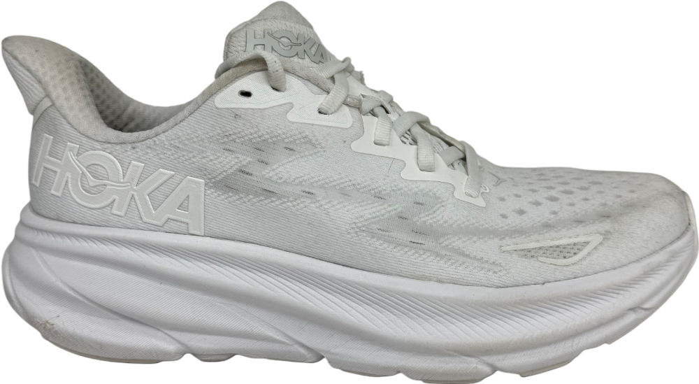 Hoka White Clifton 10 Trainers UK 6.5 EU 39.5 👠