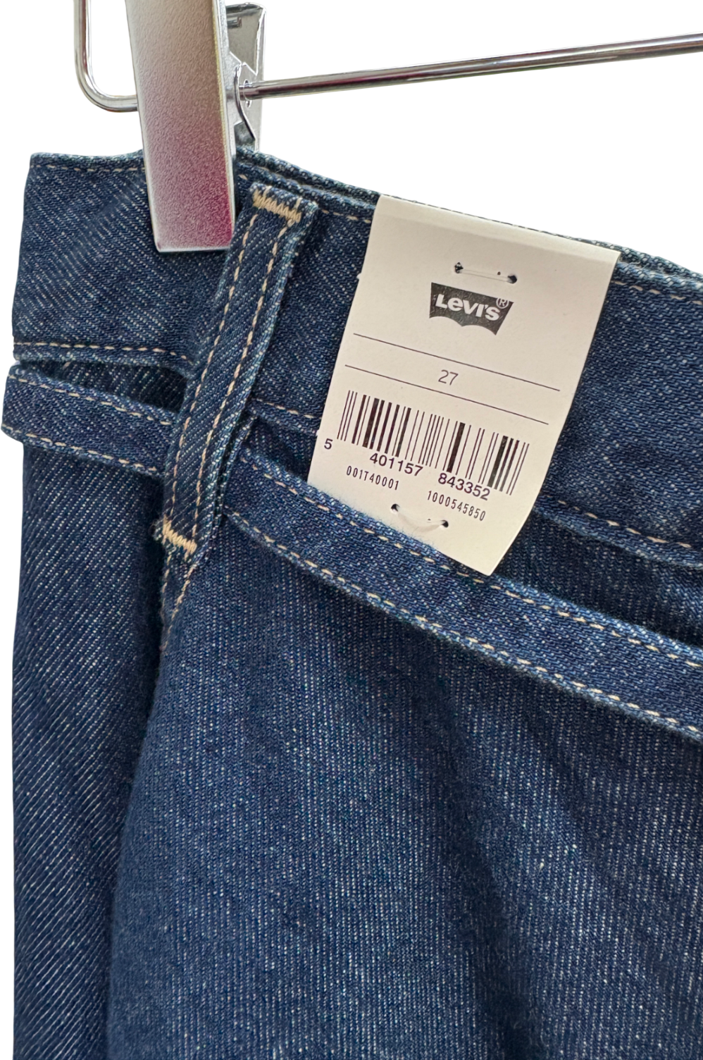 levis Blue Denim Maxi Skirt W27