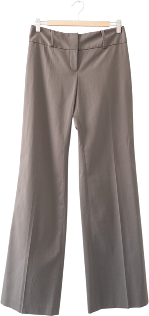 ELLIE TAHARI Brown Wide Leg Trousers UK 10