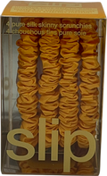 Slip Yellow Back To School Golden Skinny Scrunchies One Size
