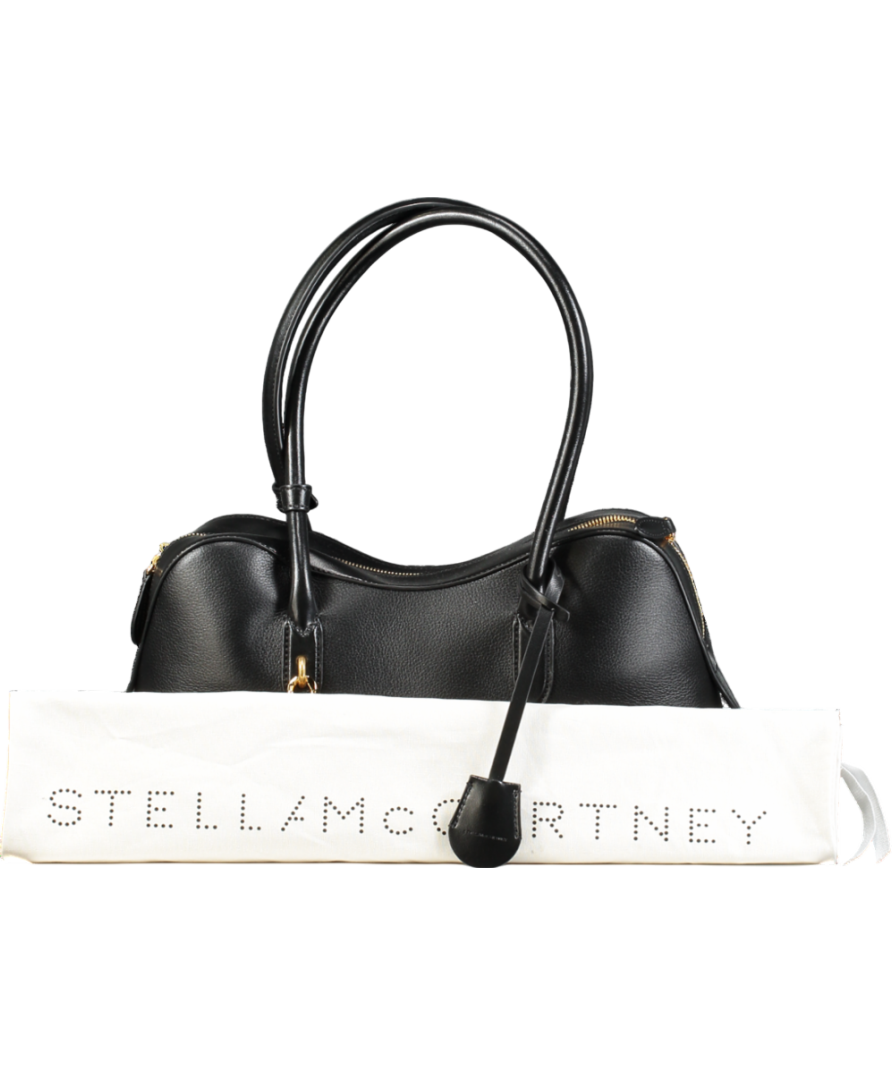 Stella McCartney Black Ryder Vegan Leather Shoulder Bag