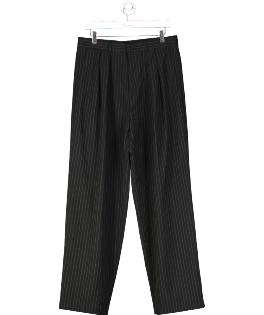 Bollen Black Striped Tailored Trouser UK L