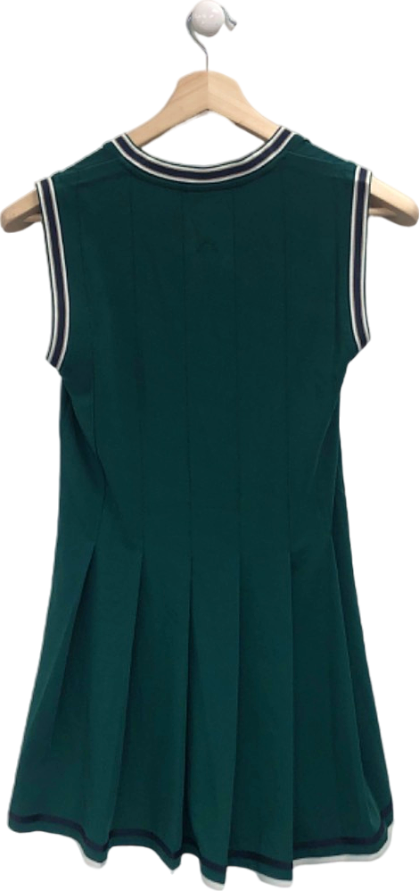 Varley Green Sleeveless V-Neck Dress UK XS