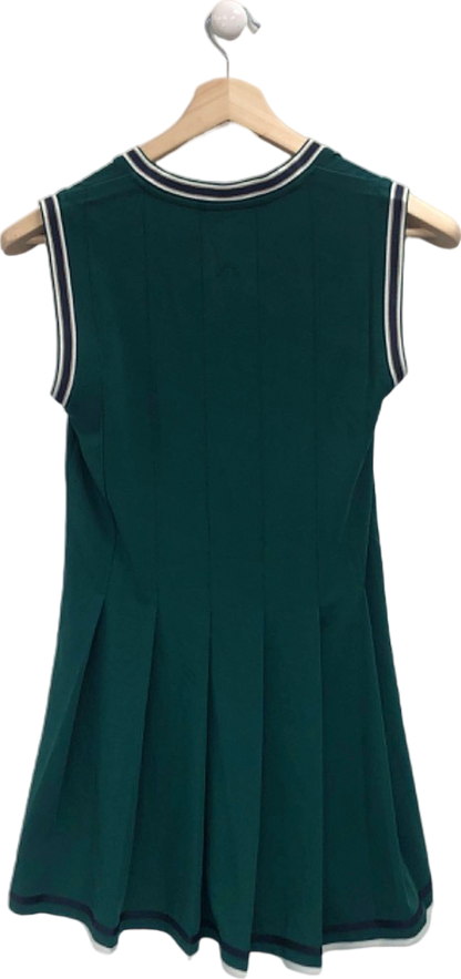 Varley Green Sleeveless V-Neck Dress UK XS