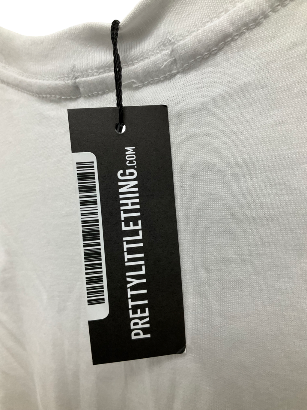 PrettyLittleThing White Lobster Graphic Detail Oversized T Shirt UK S