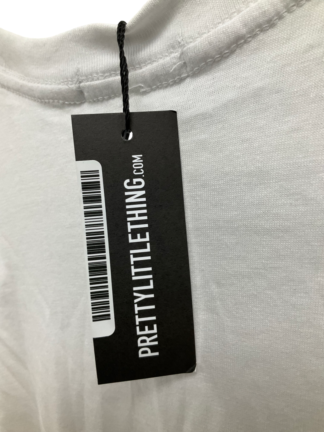 PrettyLittleThing White Lobster Graphic Detail Oversized T Shirt UK S