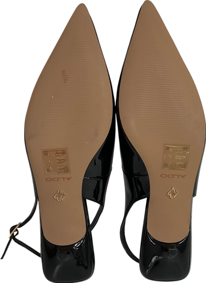 Aldo Black Lennoxie Heeled Slingback Shoes UK 3 EU 36 👠