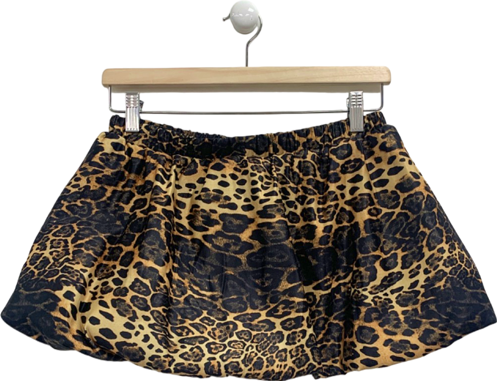 Boohoo Leopard Print Skirt UK 8