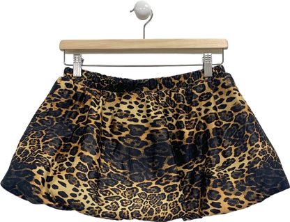 Boohoo Leopard Print Skirt UK 8