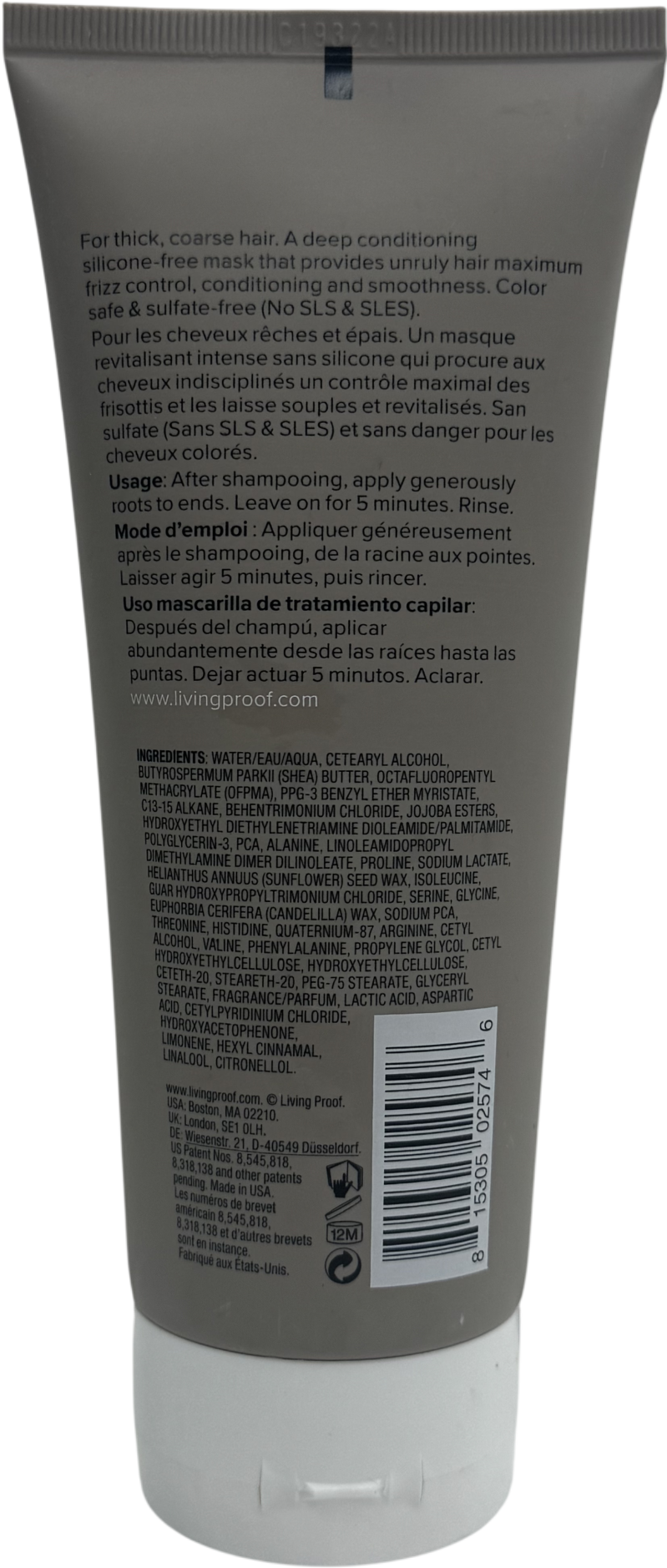 Living Proof No Frizz Intense Moisture Mask 200ml