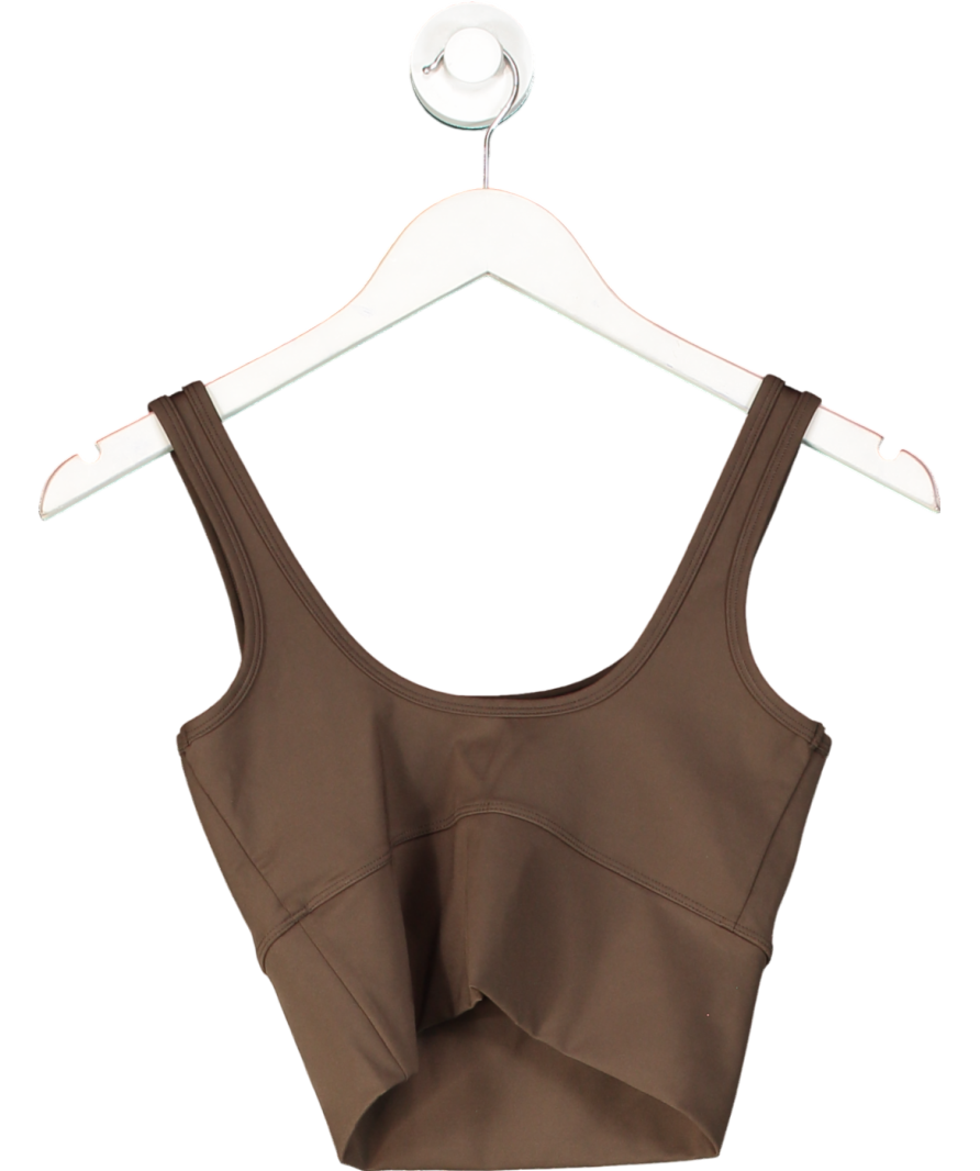 vehla Brown Cropped Tank Top UK S