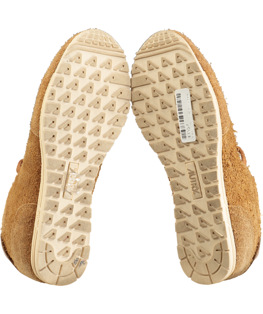 AUTRY Brown Windspin Panelled Brushed Suede Sneakers UK 5 EU 38 👠