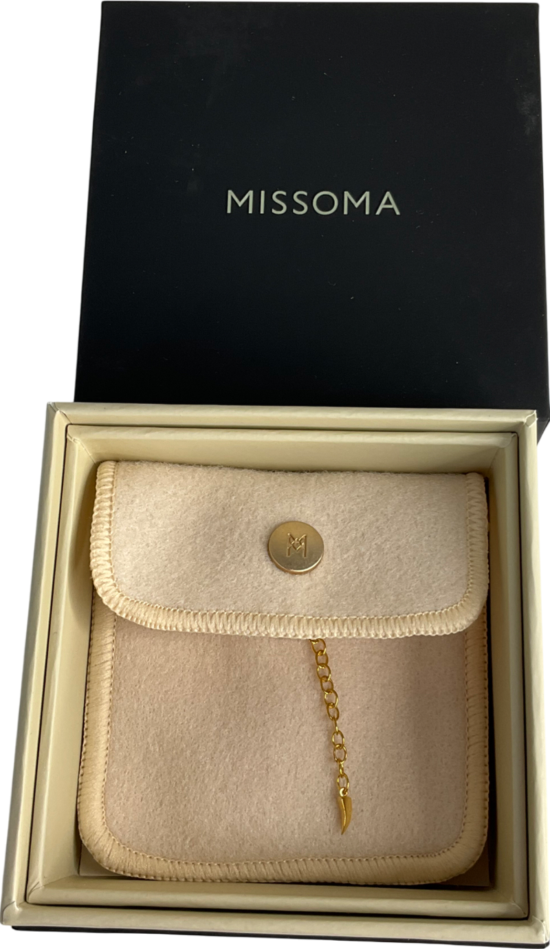 Missoma Yellow Long Fang Necklace One Size