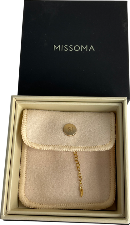 Missoma Yellow Long Fang Necklace One Size