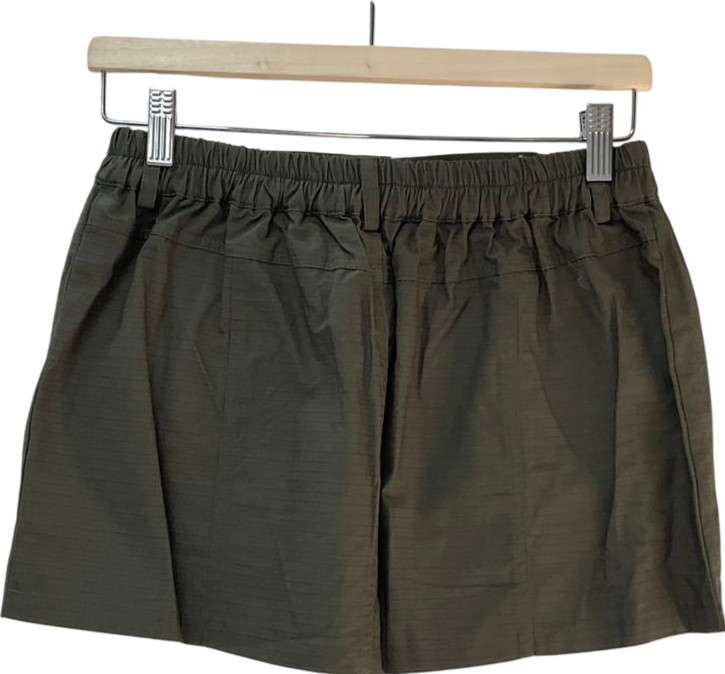 Missy Empire Green Llana Khaki Pocket Detail Mini Skirt UK 10