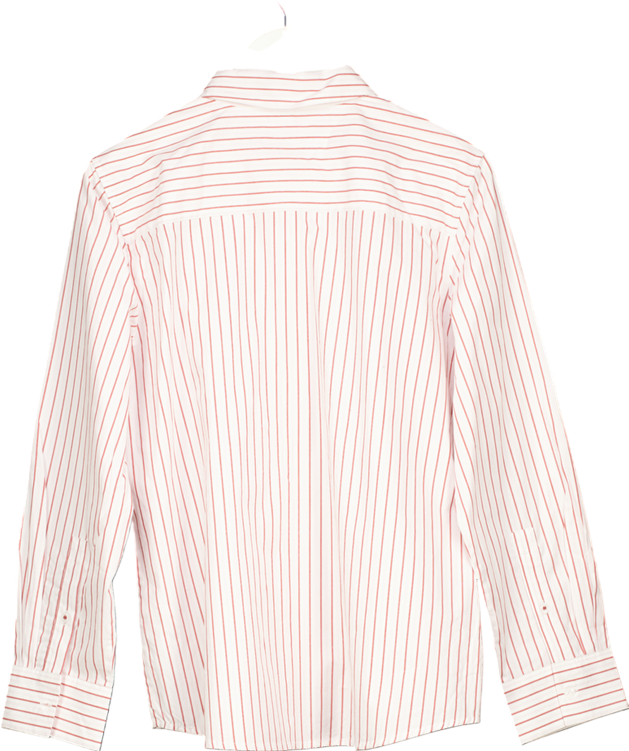 Tommy Hilfiger Red Striped Regular Fit Shirt UK 14