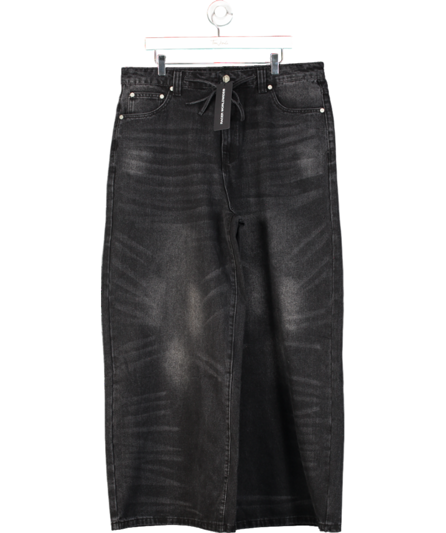 Racer Worldwide Black Super Wide Jeans W36