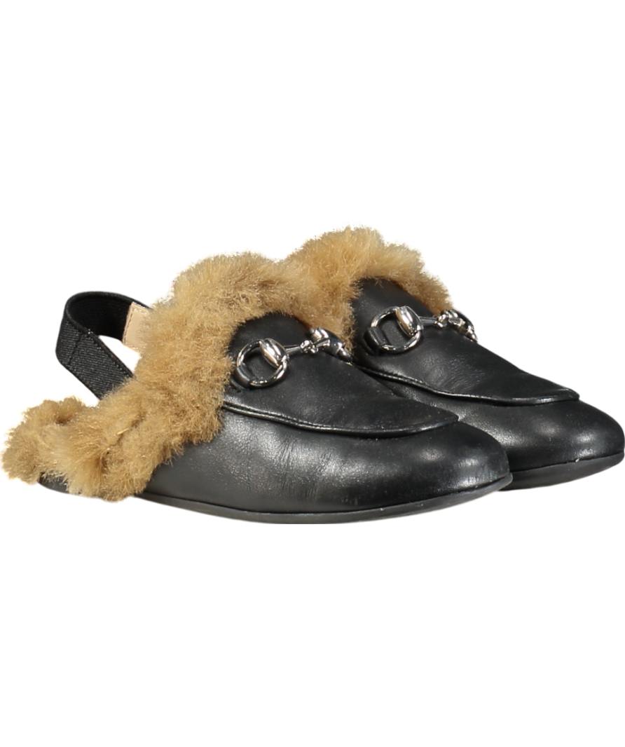 GUCCI Black Princetown Mule Loafers UK 11 EU 29 👼