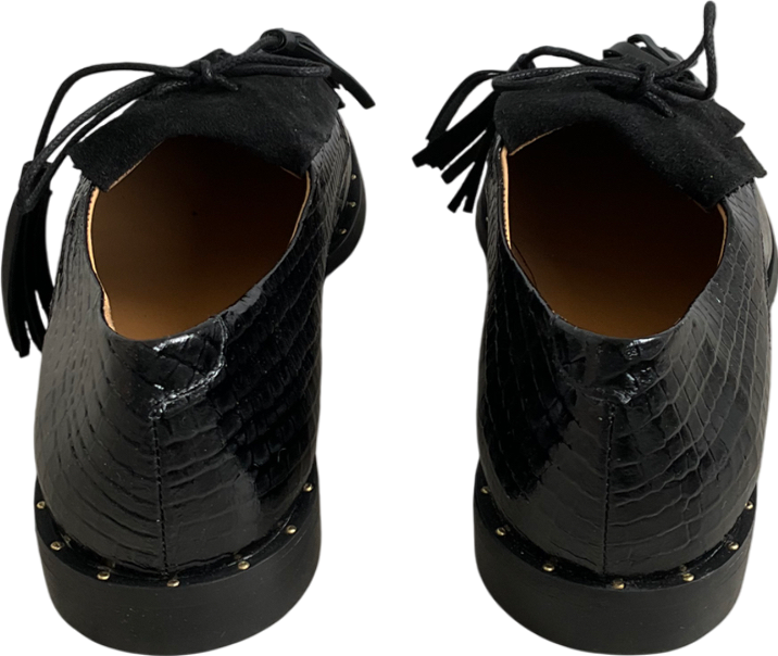 Rogue Matilda Black Patent Mules UK 9 EU 42 👠