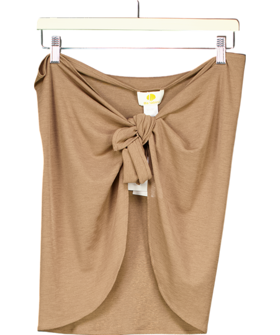 Bahabini Brown Mesh Sarong One Size