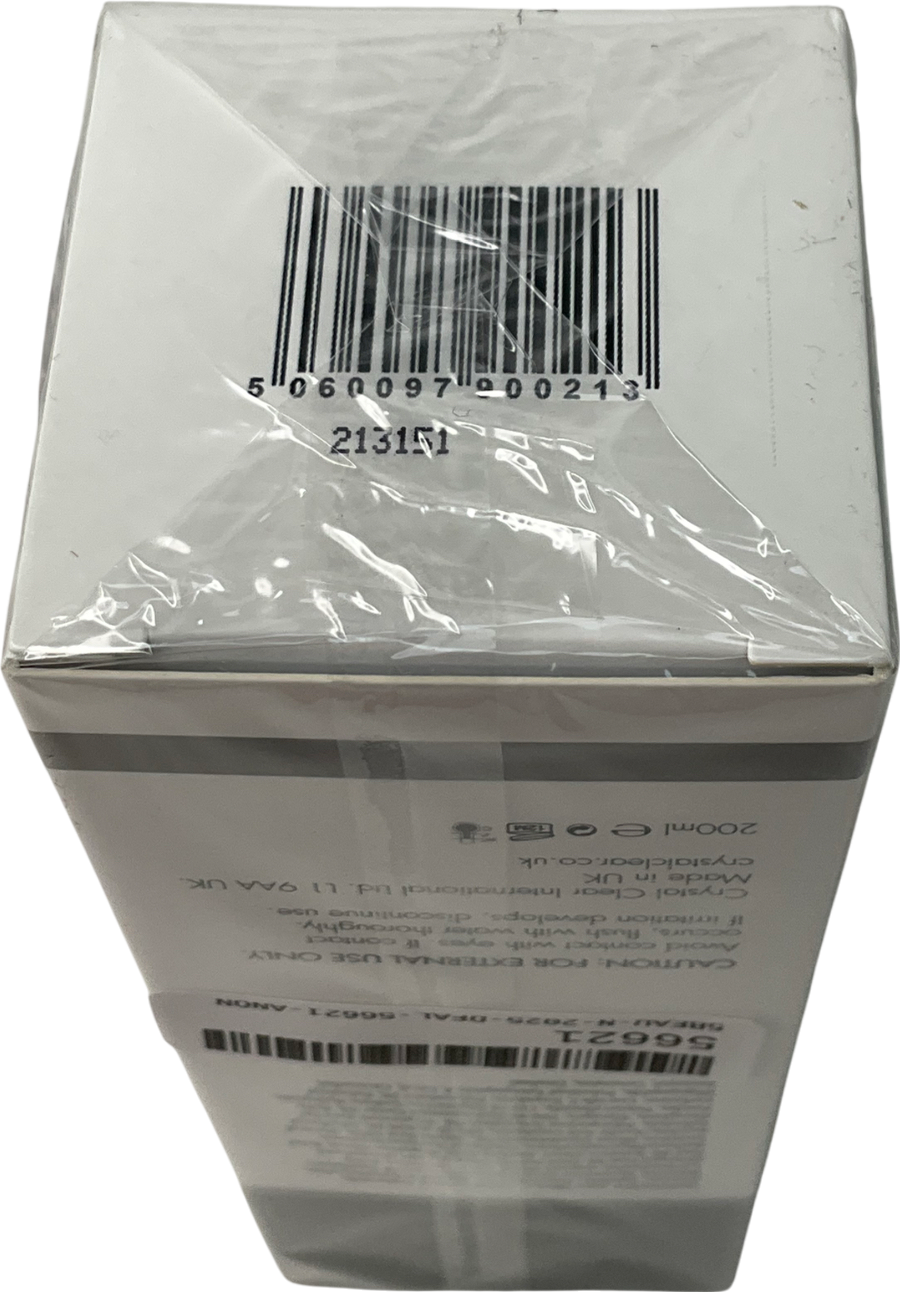 crystal clear Wipe Away The Years Cleanser 200ml