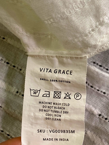 Vita Grace White Long Dress UK S