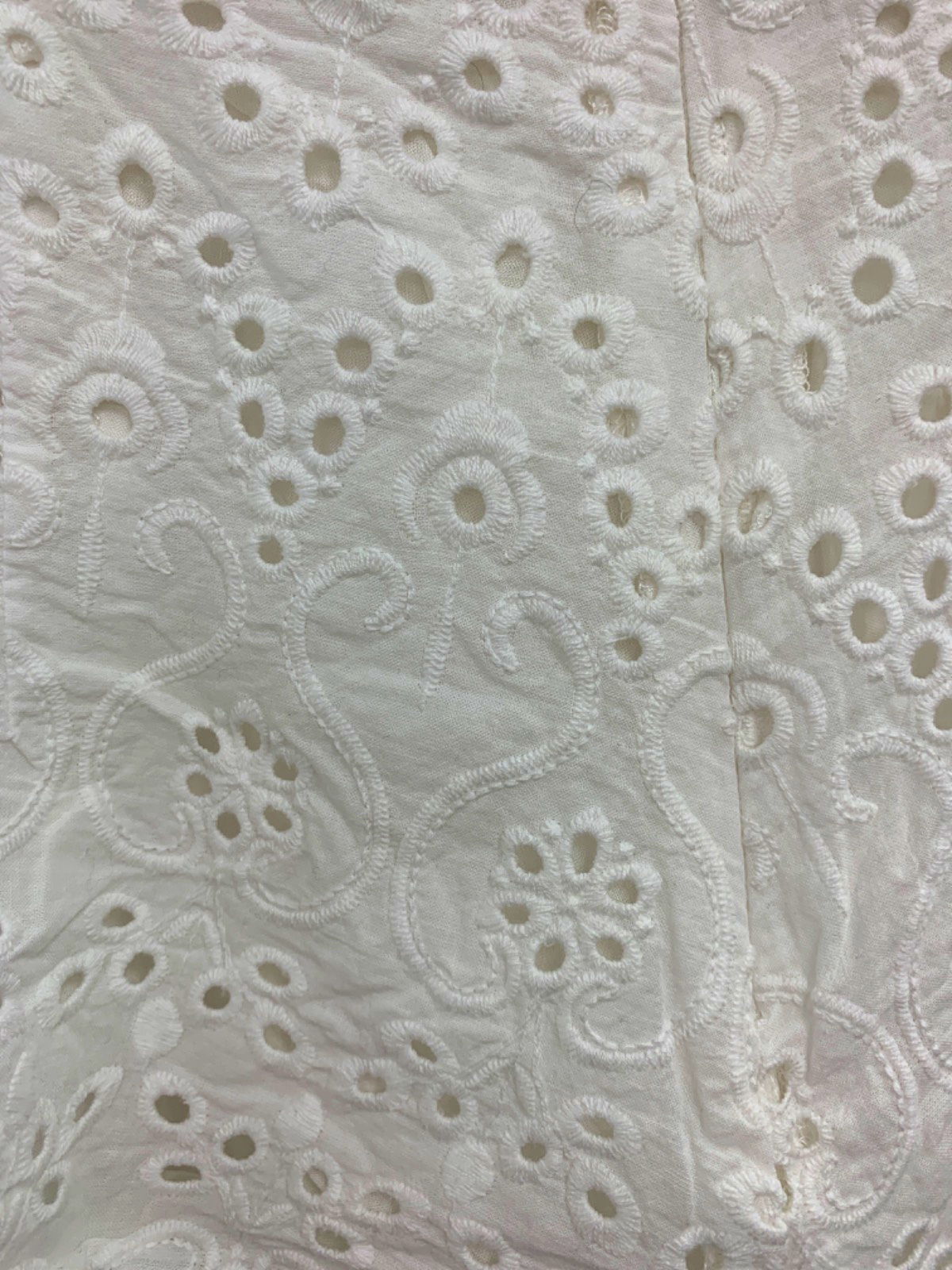 Jovonna White Lace Embroidered Shorts UK S