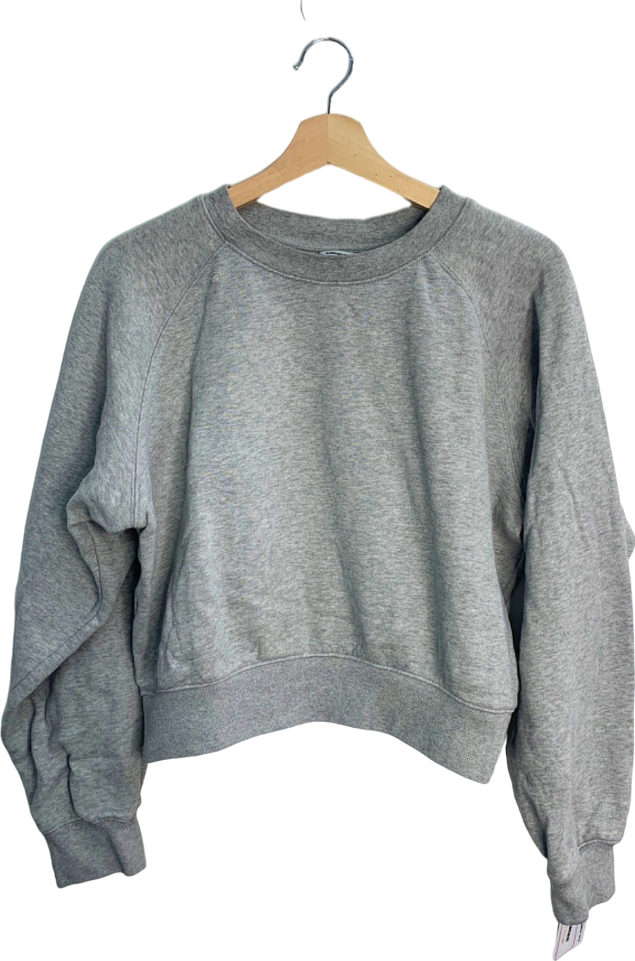 Björn Borg Grey STHLM Crop Crew Sweatshirt S