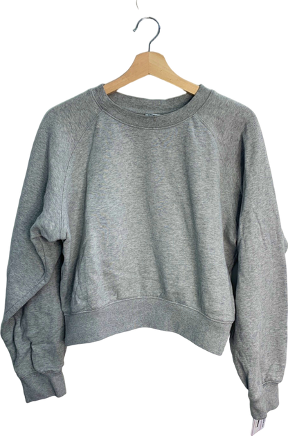 Björn Borg Grey STHLM Crop Crew Sweatshirt S