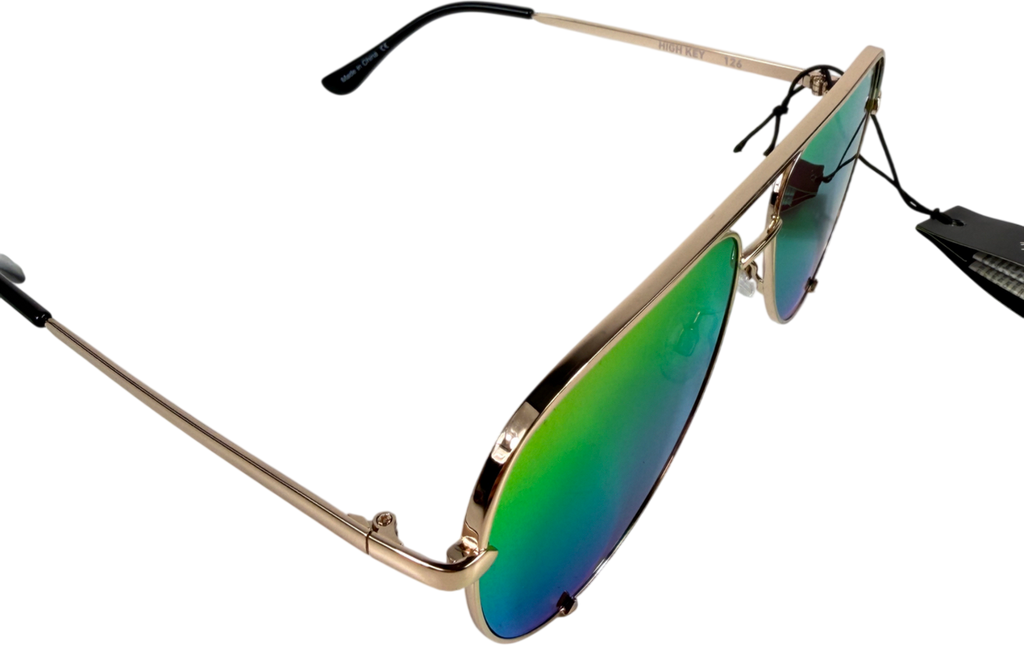 QUAY Metallic High Key Sunglasses in Case
