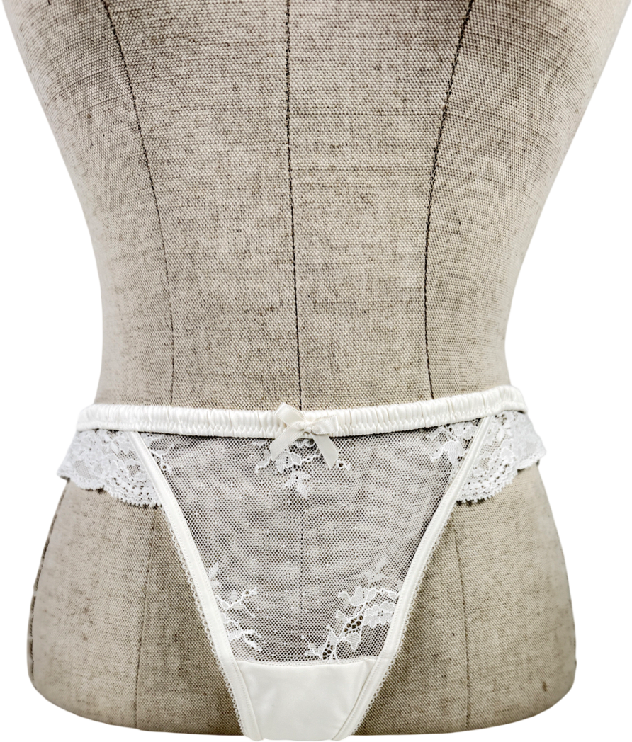 Lounge Cream Serenity Thong UK S