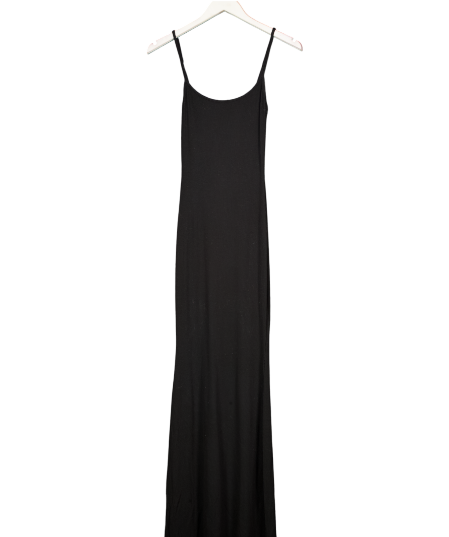 SKIMS Soft Lounge Long Slip Maxi Dress - Onyx Black UK XS
