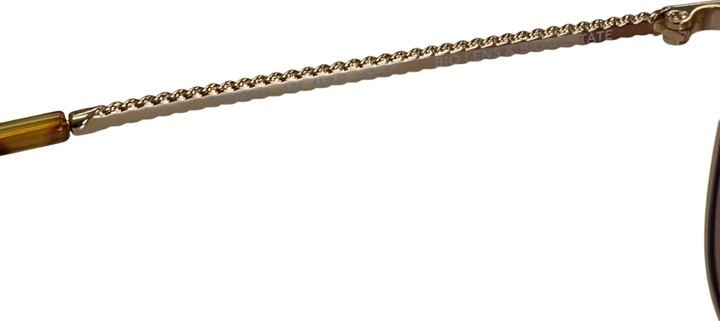 Stella McCartney Metallic Falabella Square Sunglasses