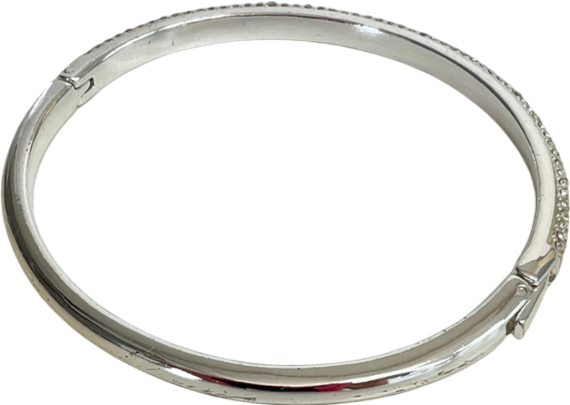 pilgrim Metallic Focus Bangle Silver-plated