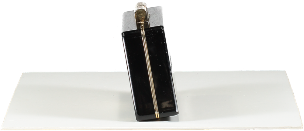 Urania Gazelli Black Saggitarius Zodiac Box Clutch bag