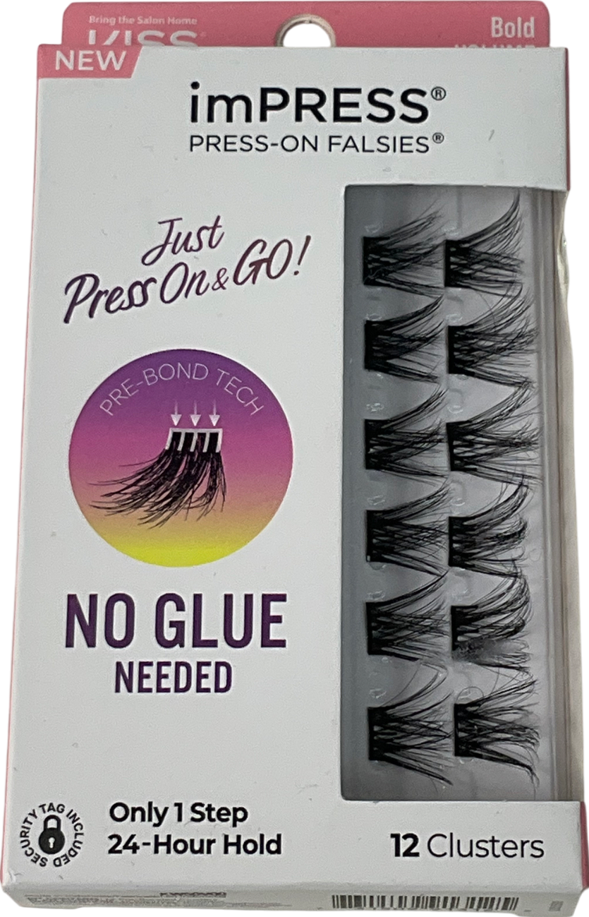 impress Just Press On Go Lashes 12 clusters