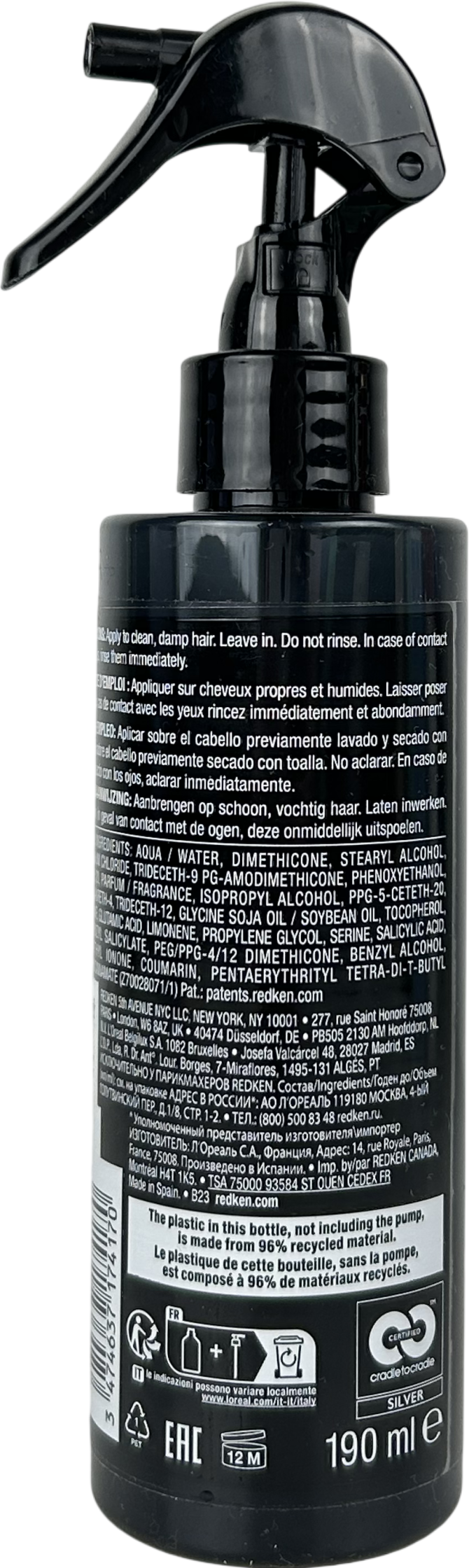 RedKen Acidic Color Gloss Heat Protection Treatment 230°c On 190ml