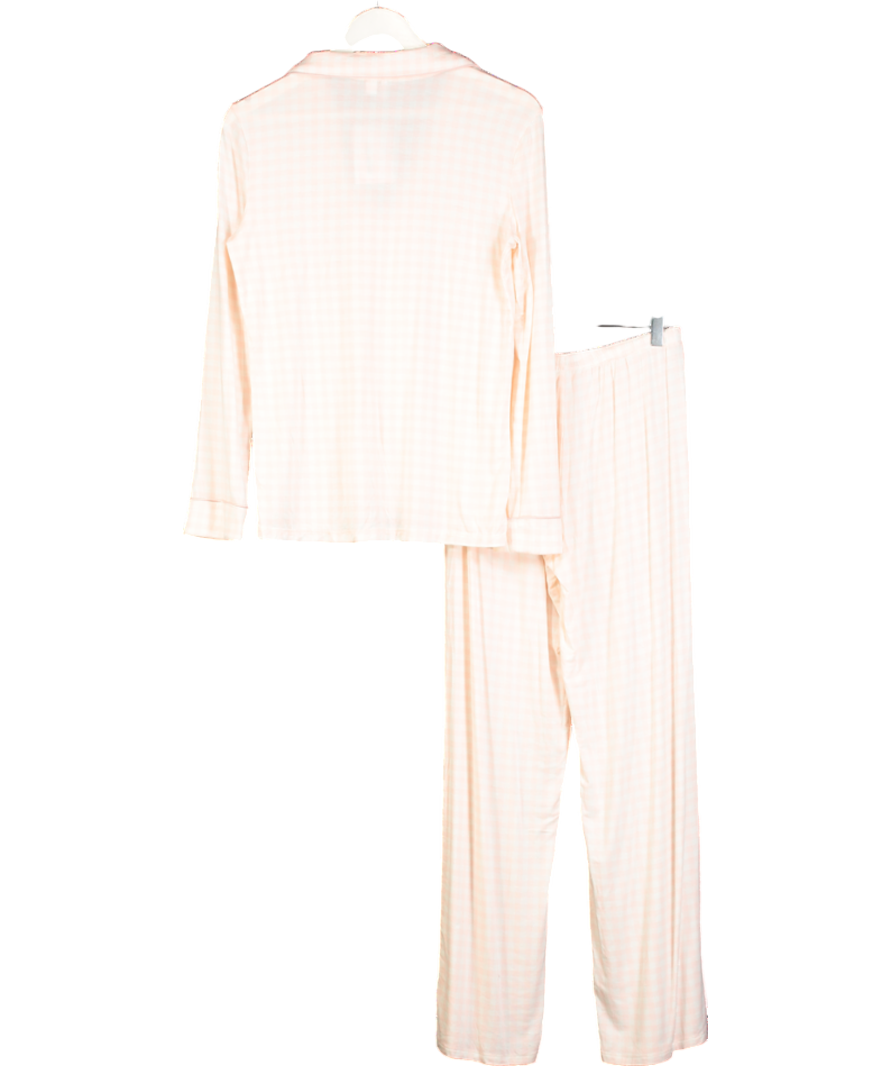 Nordstrom Pink Gingham Pyjama Set UK XS