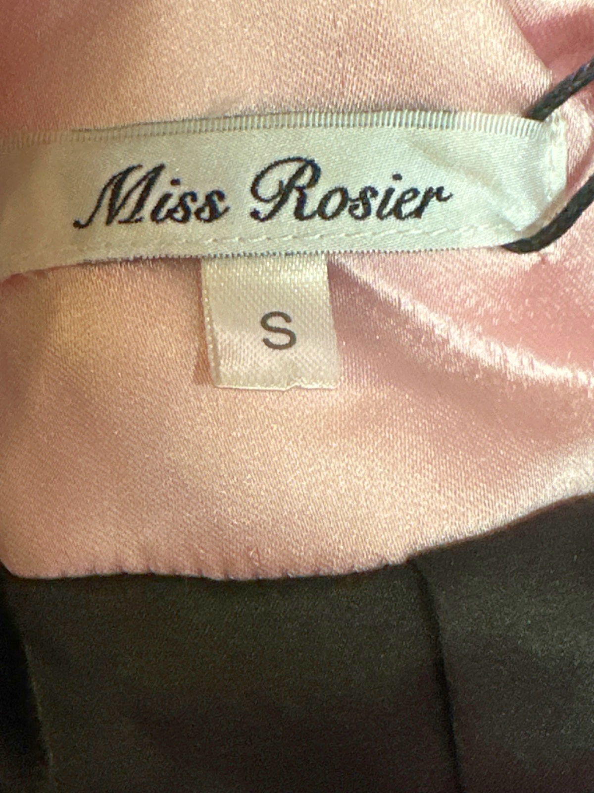 Miss Rosier Black and Pink Blazer UK S
