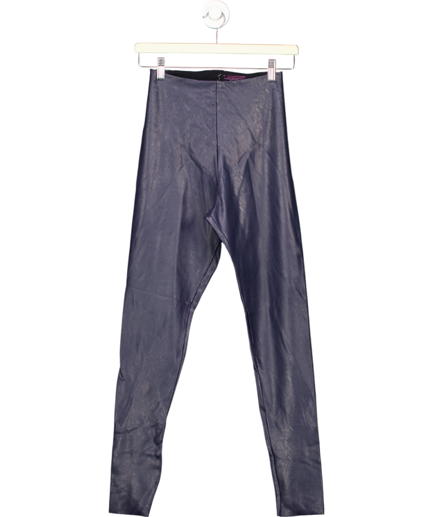 Commando Control Black Faux Leather Trouser UK M