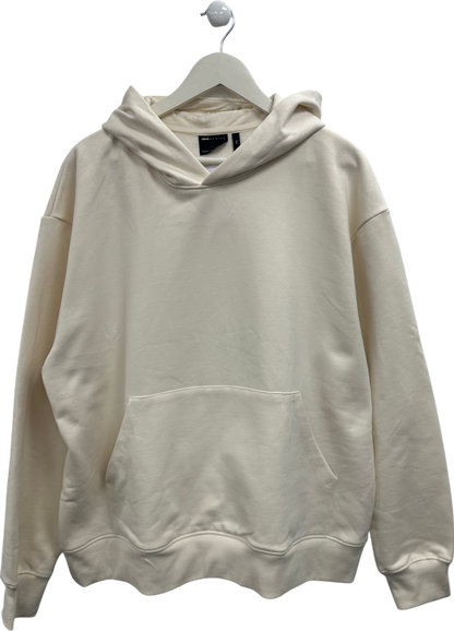 ASOS Cream Premium Heavyweight Extreme Oversized Hoodie UK XXL