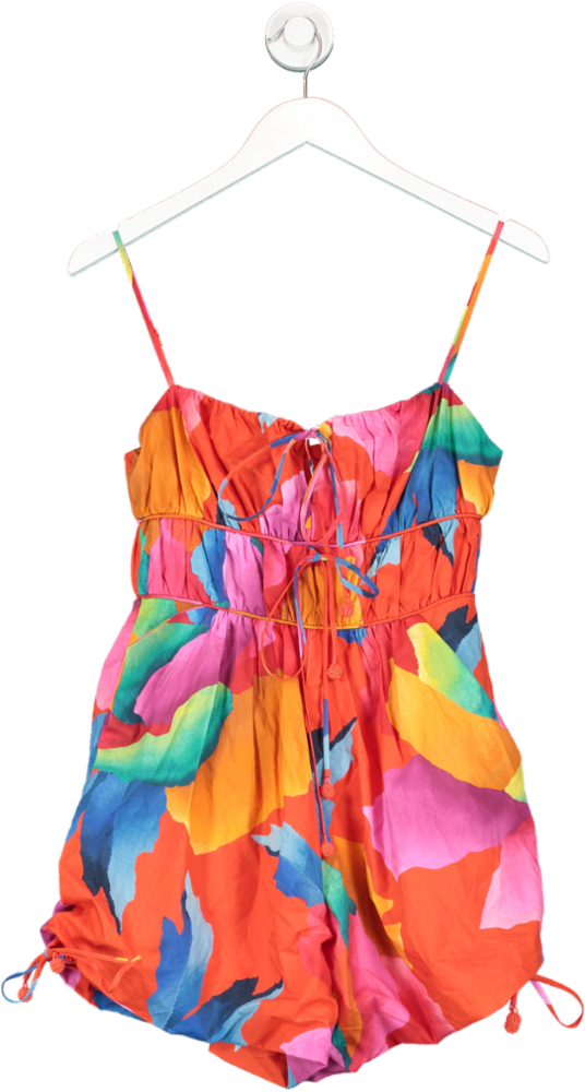 Farm Rio Multicoloured Abstract Pattern Romper UK XS