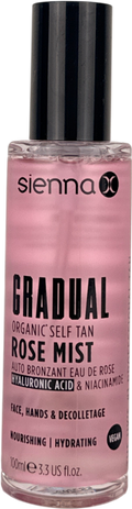 Sienna X Organic Self Tan Rose Mist 100ml