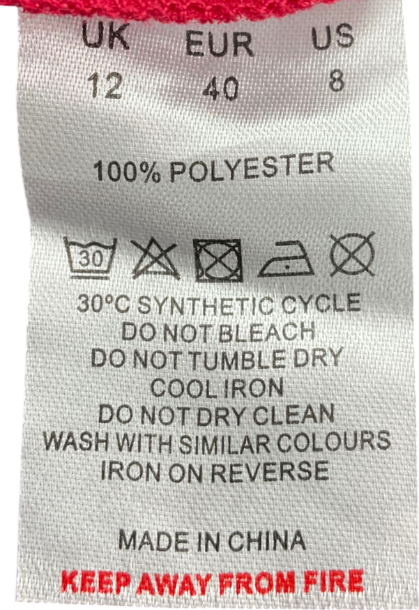 Ego Low Waist Frill Detail Maxi Beach Skirt In Red Mesh UK 12