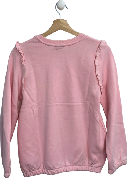 Design By M-17 Pink Girls Frill Sweatshirt 11-12 YRS
