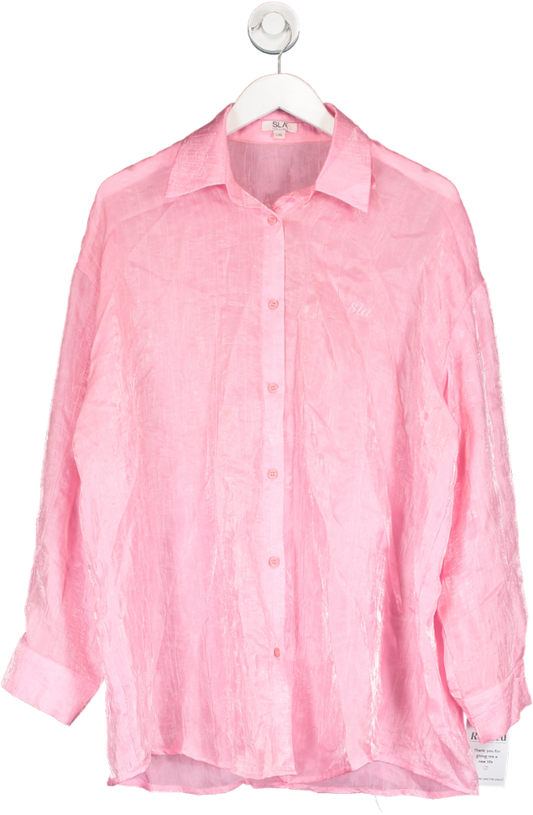 SLA the label Pink Havana Shirt UK L/XL